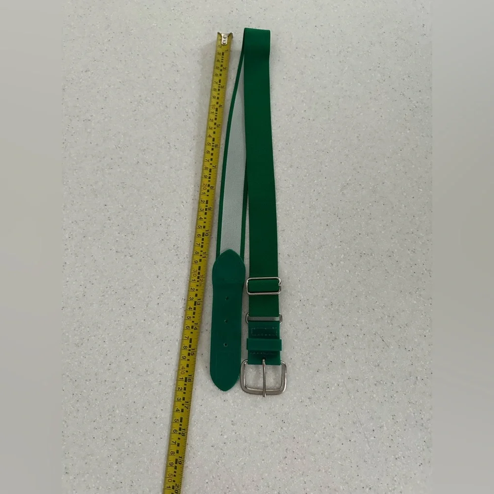 Adidas ADJUSTABLE ELASTIC BASEBALL BELT! Youth 18” - 32”. Green. Softball.